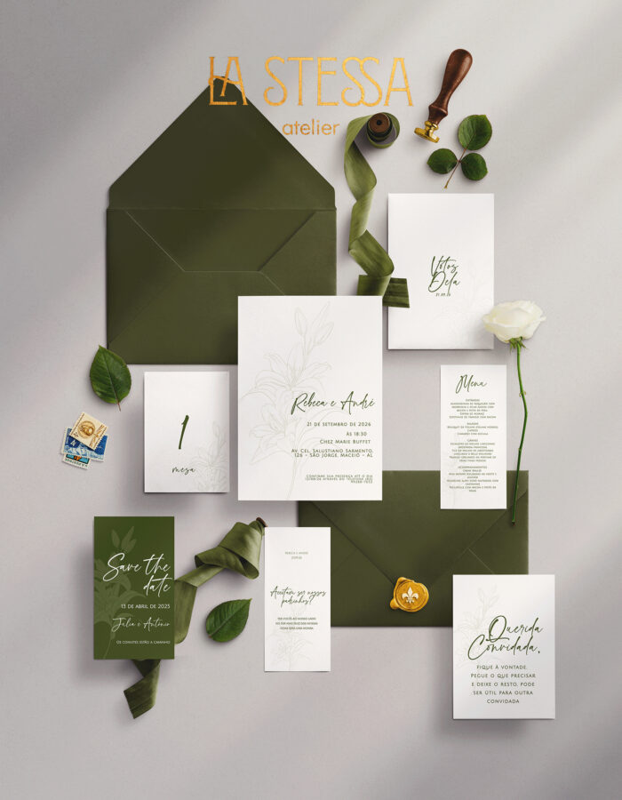 Kit Template Lírio Minimalista Moderno