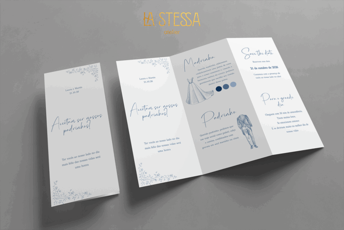 Kit Convite de Casamento - Template Fine Art Roseira - Imagem 4